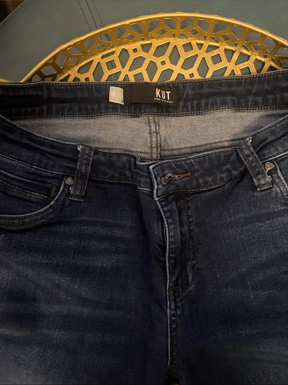 Kut from the Kloth Women's Boyfriend Jeans - Deep Indigo Wash